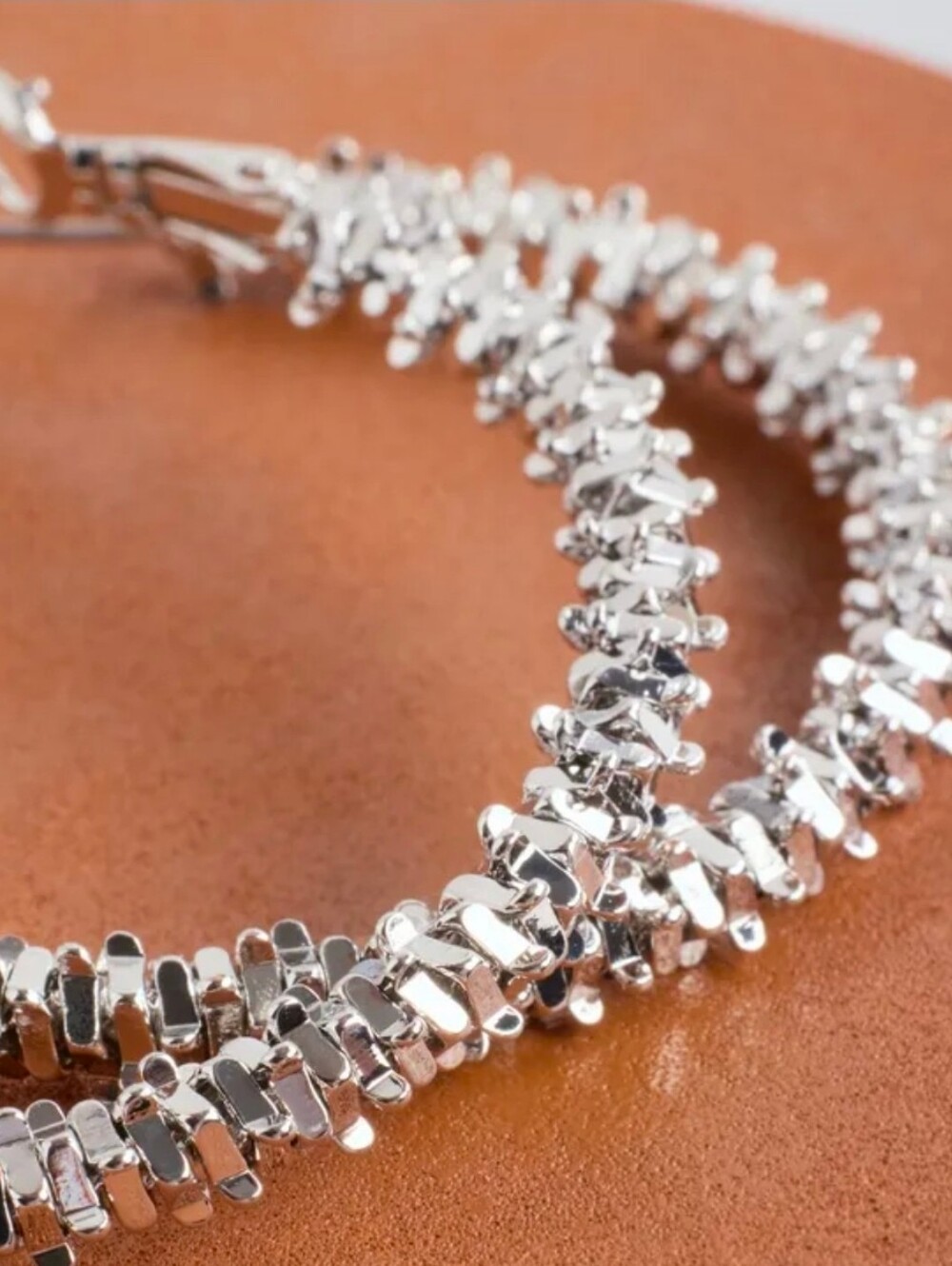 $8 Each Or Bundle 5/$20 Sterling Silver Textured Hoop Earrings